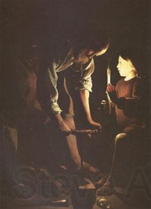 LA TOUR, Georges de St Joseph the Carpenter (mk05) Norge oil painting art